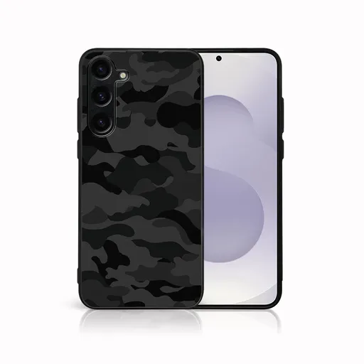 MY ART Ochranný kryt pre Samsung Galaxy S25 Plus 5G BLACK CAMO (234)