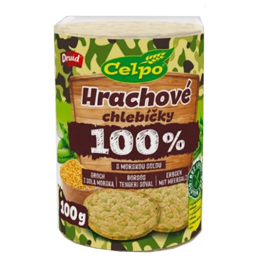 CELPO Hrachové chlebíčky s morskou soľou 100 g