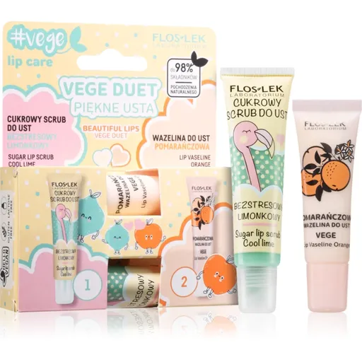 FlosLek Laboratorium Set Vege Duet sada na pery 2 ks