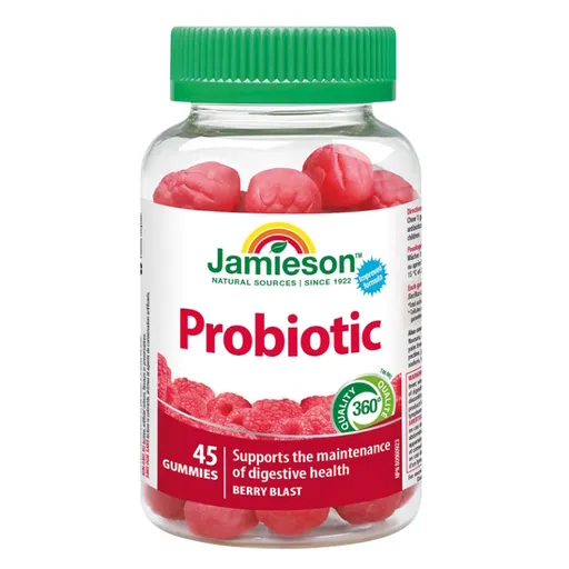 JAMIESON Probiotic Gummies 45 želatínových pastiliek