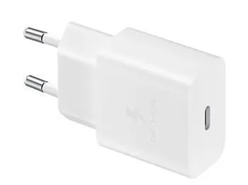 Samsung cestovná nabíjačka EP-T1510EWE, PD, 15W, USB-C, biela (bulk)