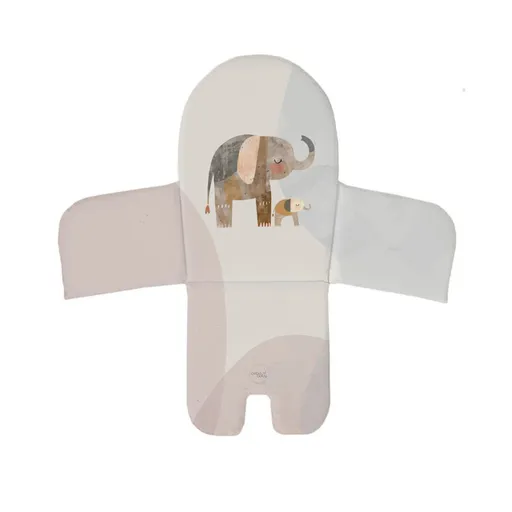 CEBA BABY Vložka do jedálenskej stoličky (38x28) Basic Elephant Family