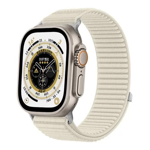 xDfind NYLON Vymeniteľný remienok pre Apple Watch 38 / 40 / 41 / Apple Watch 10 / 11 42mm STARLIGHT