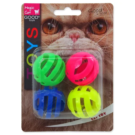 Magic Cat loptička dierovaná so zvukom 3,75 cm 4 ks