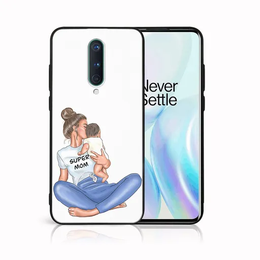 MY ART Ochranný obal OnePlus 8 -SUPERMOM (112)