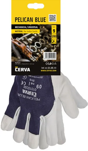 PELICAN BLUE rukavice s blistrom Normal - 8