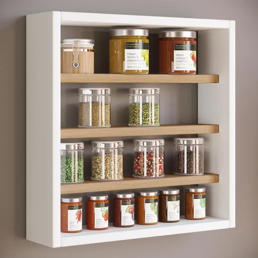 VCM Kuchyňská police Esaldi S, dub medový