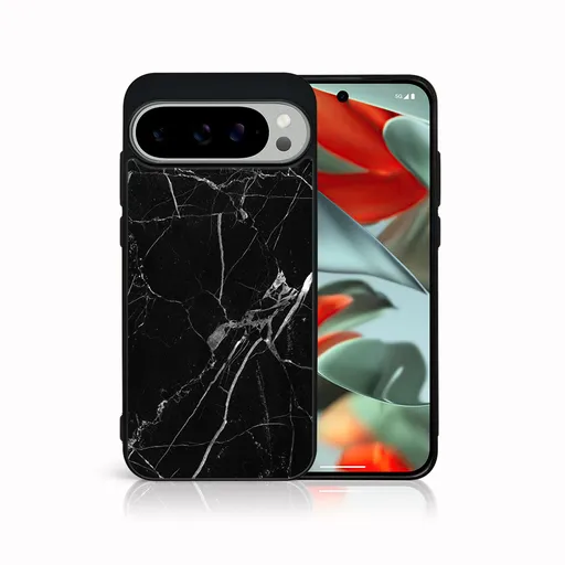 MY ART Ochranný kryt pre Google Pixel 9 Pro XL BLACK MARBLE (142)