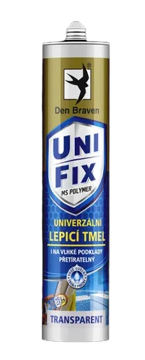 MS UNIFIX CLEAR - Univerzálny lepiaci a tesniaci tmel transparentná 0,29 L