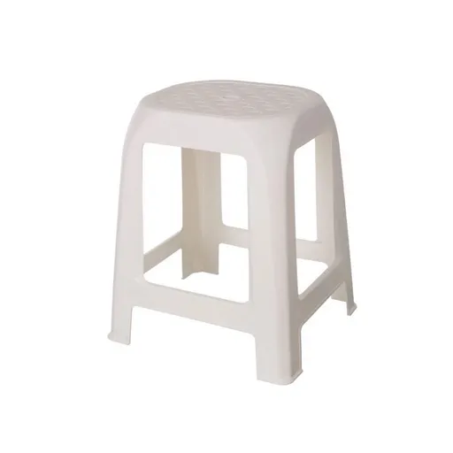 Plastová stolička DESIGN biela, 41 x 35 x 46 cm