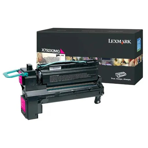 LEXMARK X792X2MG - originálny toner, purpurový, 20000 strán