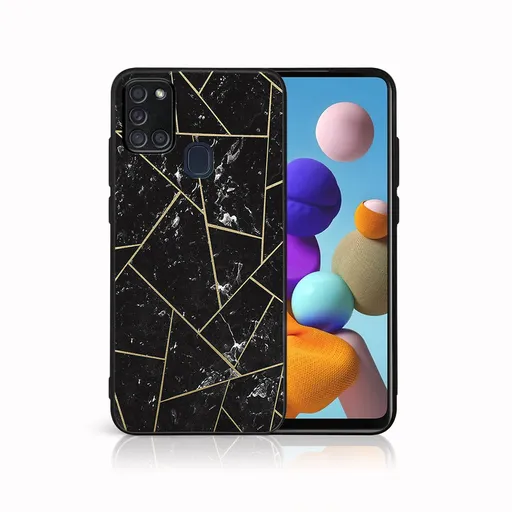 MY ART Ochranný obal pre Samsung Galaxy A21s POLYGONAL (150)