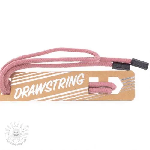 Šnúrka do kapucne s koncovkami 115 cm HEAD1 old pink