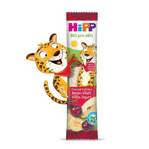 HiPP Bio Ovocná tyčinka Banán Višňa Jogurt 23 g