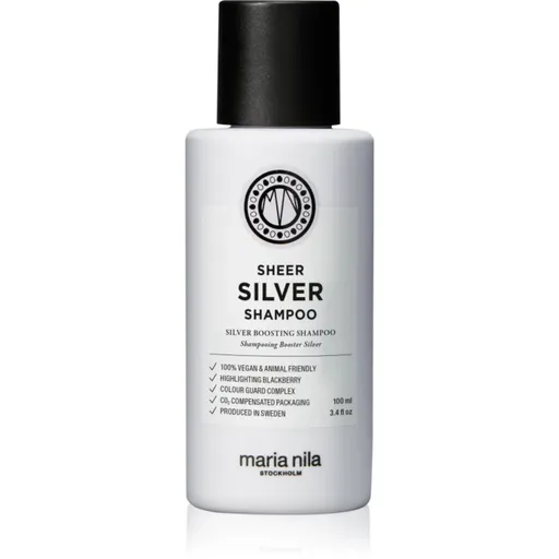 Maria Nila Sheer Silver Shampoo šampón neutralizujúci žlté tóny 100 ml