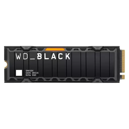 WD BLACK SSD NVM 4TB PCIe SN850X Powered by SanDisk, Gen4, (R:7300, W:6600MB/s), Chladič