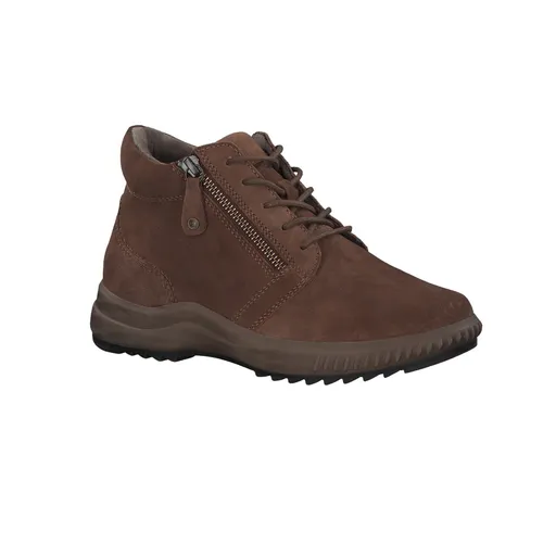 TAMARIS Poltopánky z koženej usne Tamaris, vysoko pohodlné