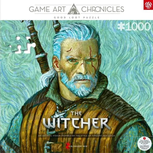 GLO GAME ART: THE WITCHER GERALT VAN GOGH