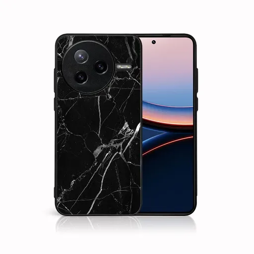 MY ART Ochranný kryt pre Xiaomi Poco F7 Ultra BLACK MARBLE (142)