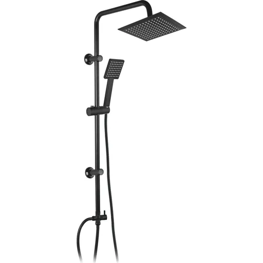 KERRA KERRA - Sprchový set s dažďovou hlavicou Denis 60 (čierny) 5907548113528