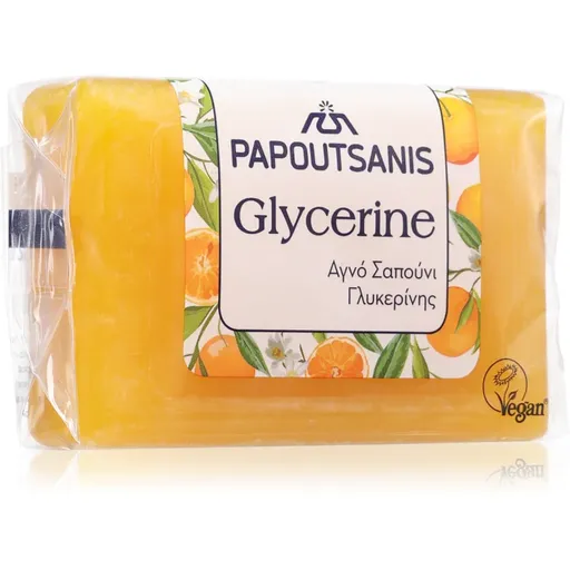 PAPOUTSANIS Glycerine Yellow tuhé mydlo na telo 125 ml