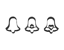 SMOLÍK COOKIE - Vykrajovačky zvončeky 3ks