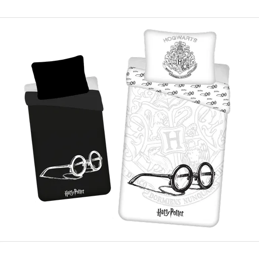 Jerry Fabrics Bavlnené obliečky svietiace Harry Potter, 140 x 200 cm, 70 x 90 cm