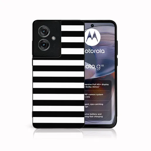 MY ART Ochranný kryt pre Motorola Moto G55 5G LINES (169)