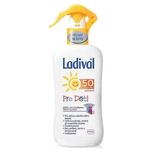 LADIVAL OF 50 sprej na opaľovanie pre deti 200 ml