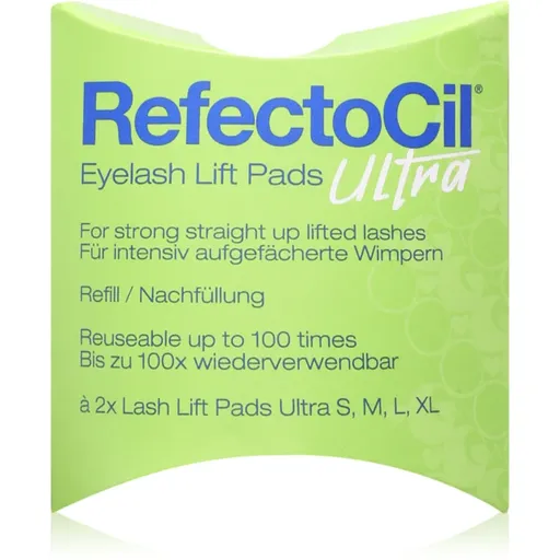 RefectoCil Eyelash Lift Pads Ultra opakovane použiteľné vankúšiky na oči na lifting a lamináciu mihalníc 100 ks