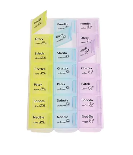 Dávkovač na lieky TORO 7 dní ráno/poludnie/večer