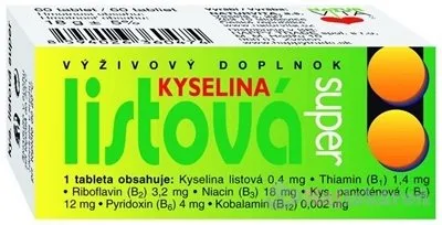 NATURVITA KYSELINA LISTOVÁ SUPER 60ks
