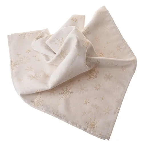 Vianočný Obrus ​​vodeodolný Vločky mix, 140 x 140 cm