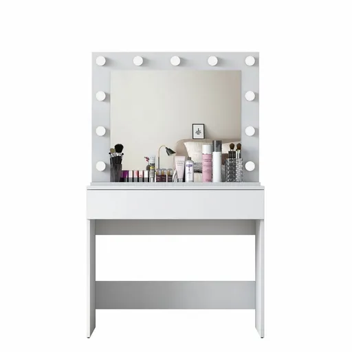 Kozmetický stolík  Aria White