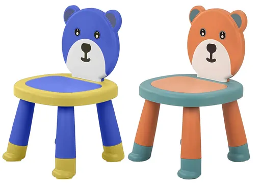 MAKRO - Stolička detská macko, rôzne farby