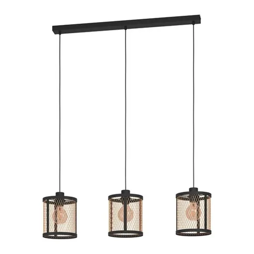 Závesné osvetlenie Eglo DELLOW čierna 43605