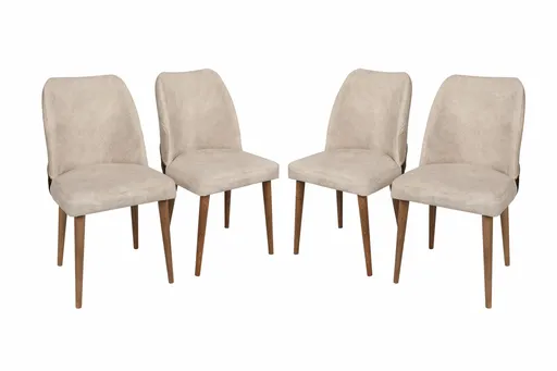 Súprava jedálenských stoličiek Nova Cream, 4 ks, 4 ks