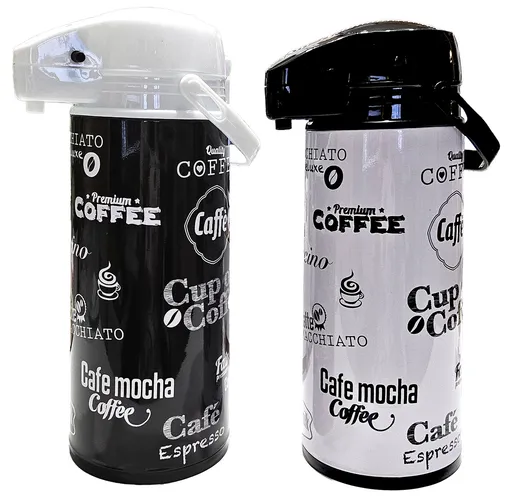 MAKRO - Termoska dávkovacia s pumpičkou 1,9l rôzne farby, Coffee