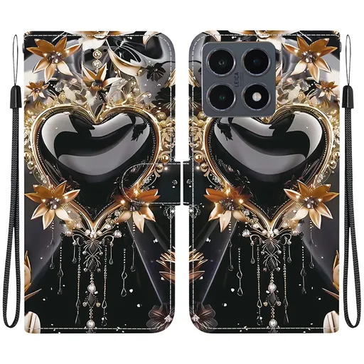 ART Peňaženkový obal pre Xiaomi 15T BLACK HEART
