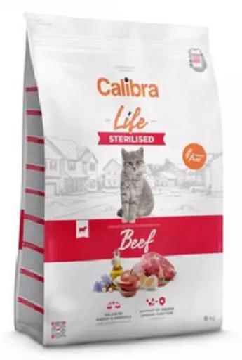 Calibra Cat Life Sterilised beef granule pre mačky 1,5kg