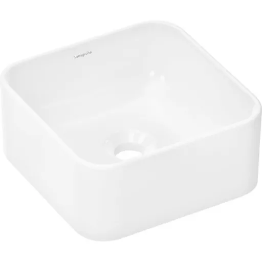 Hansgrohe Xuniva Q umývadlo na dosku 30x30 cm bez otvoru pre batériu, bez prepadu 61074450