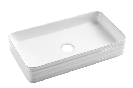 INVENA - Umývadlo na dosku AKTE , 66 cm CE-54-P01-C