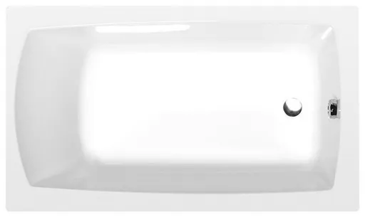 POLYSAN - LILY obdĺžniková vaňa 130x70x39cm, biela 77511