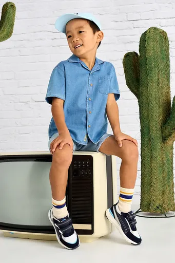 Detská bavlnená košeľa Mayoral