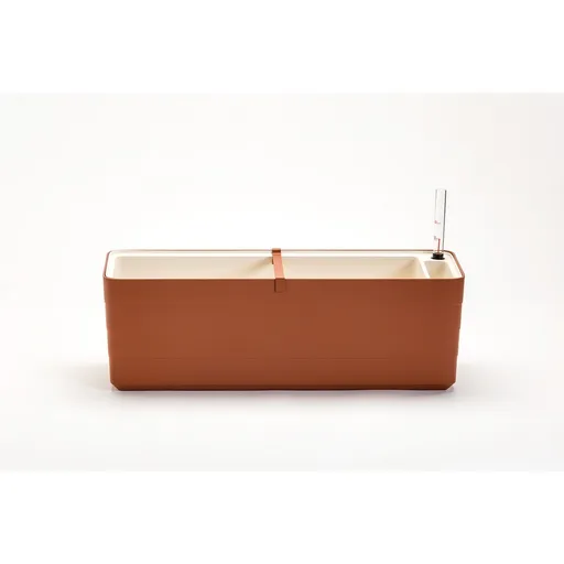 Plastia Samozavlažovací truhlík Berberis 60, terakota + slonová kosť, 60 cm