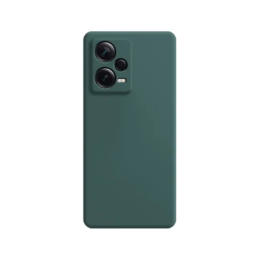 RUBBER Ochranný kryt pre Xiaomi Redmi Note 12 5G tmavozelený