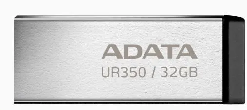 ADATA Flash Disk 128GB UR350, USB 3.2 Dash Drive, kov čierna