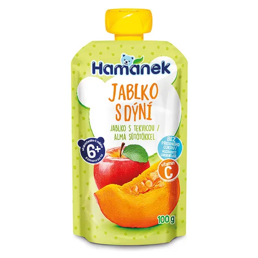 HAMÁNEK Jablko s tekvicou 6m+ 100 g
