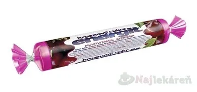 Energit hroznový cukor MULTIVITAMÍN, Čerešňa pastilky 37,4 g