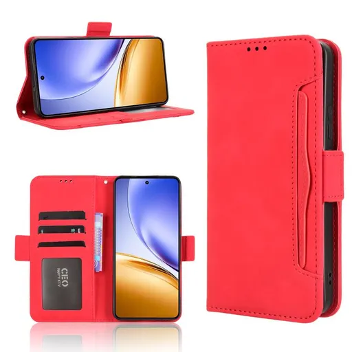 SLOT Peňaženkový obal pre Realme 14 5G červený